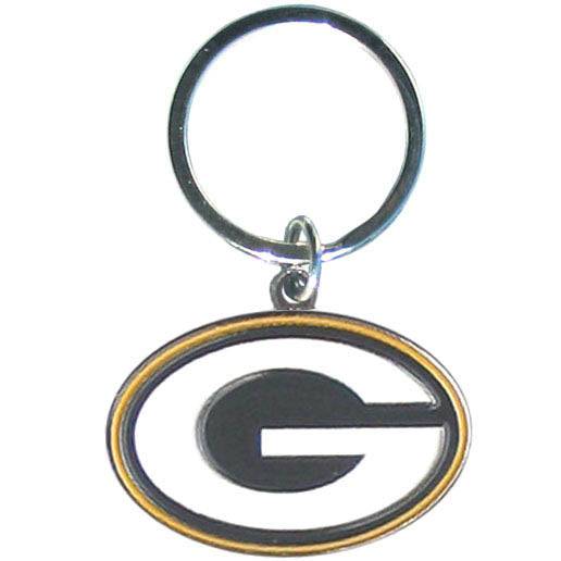 Green Bay Packers Enameled Key Chain (SSKG) - 757 Sports Collectibles