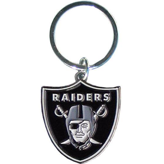 Oakland Raiders Enameled Key Chain (SSKG) - 757 Sports Collectibles
