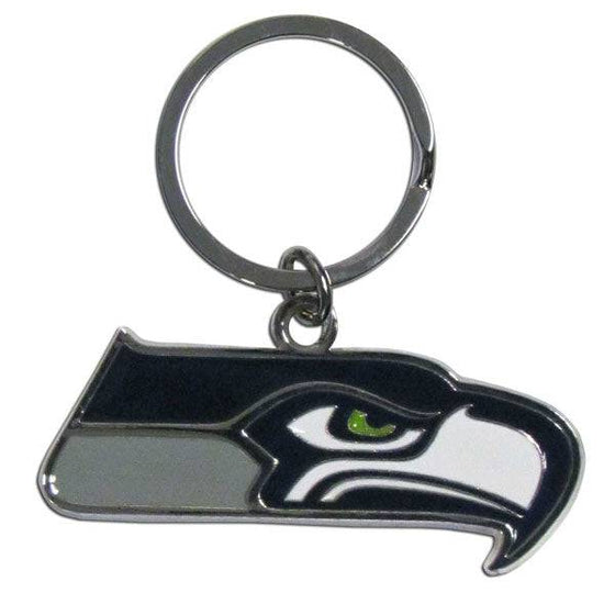 Seattle Seahawks Enameled Key Chain (SSKG) - 757 Sports Collectibles