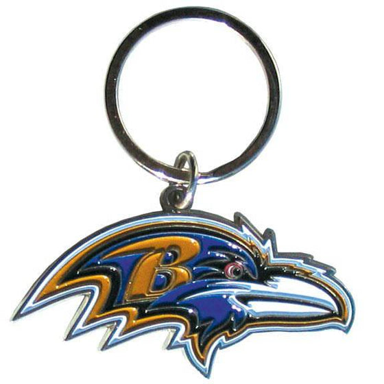 Baltimore Ravens Enameled Key Chain (SSKG) - 757 Sports Collectibles