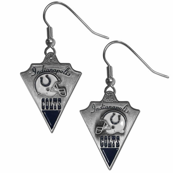 Indianapolis Colts Classic Dangle Earrings (SSKG) - 757 Sports Collectibles