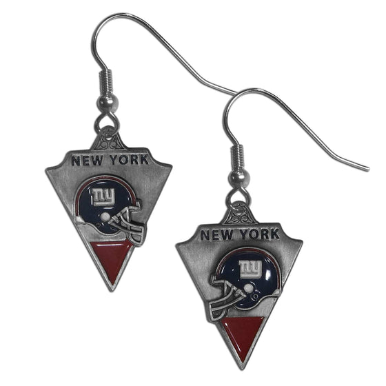 New York Giants Classic Dangle Earrings (SSKG) - 757 Sports Collectibles
