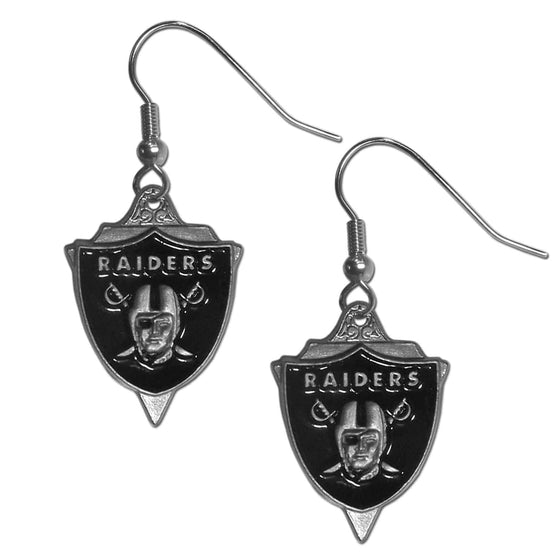 Oakland Raiders Classic Dangle Earrings (SSKG) - 757 Sports Collectibles