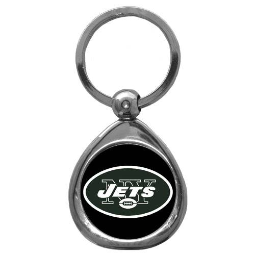 New York Jets Chrome Key Chain (SSKG) - 757 Sports Collectibles