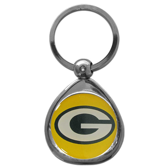 Green Bay Packers Chrome Key Chain (SSKG) - 757 Sports Collectibles