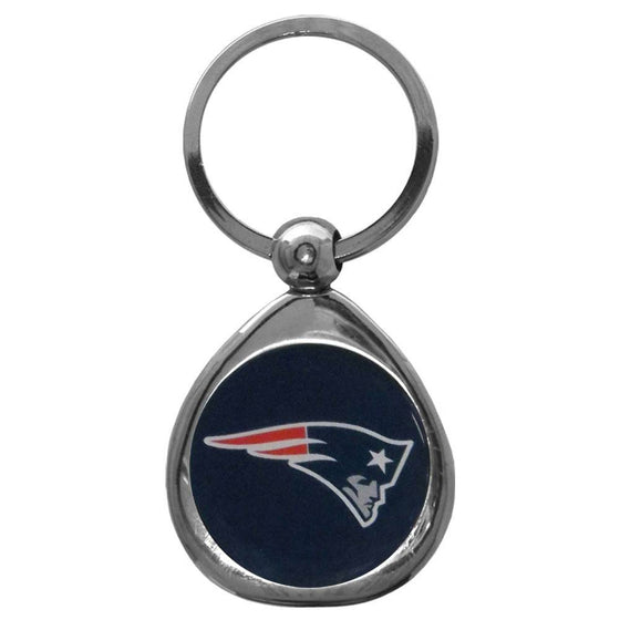 New England Patriots Chrome Key Chain (SSKG) - 757 Sports Collectibles