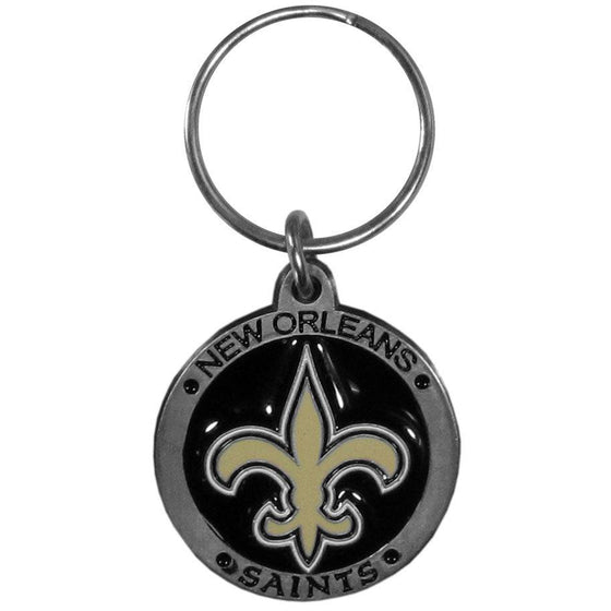 New Orleans Saints Carved Metal Key Chain (SSKG) - 757 Sports Collectibles