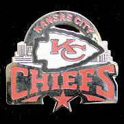 Kansas City Chiefs Glossy Team Pin (SSKG) - 757 Sports Collectibles