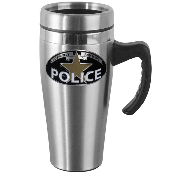 Police Steel Travel Mug (SSKG) - 757 Sports Collectibles