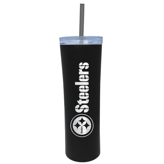 Pittsburgh Steelers 18 oz. SKINNY Tumbler - 757 Sports Collectibles