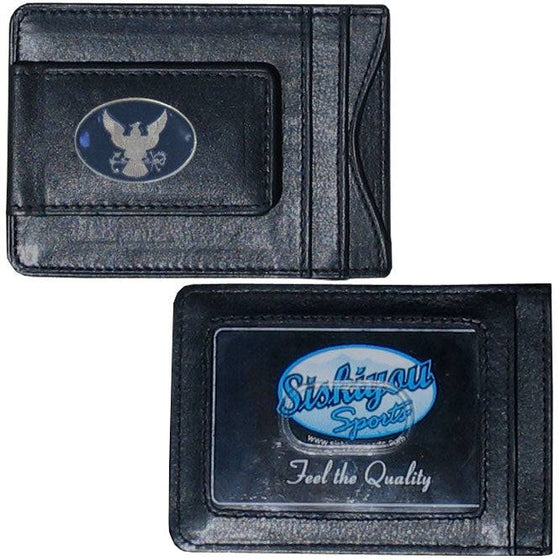 Navy Leather Cash & Cardholder (SSKG) - 757 Sports Collectibles