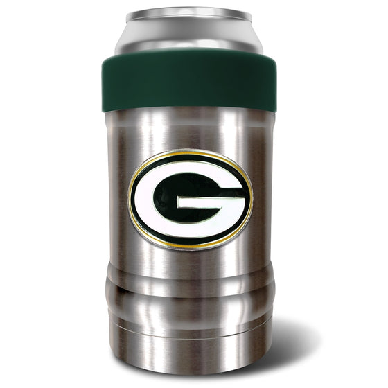 The LOCKER - Can/Bottle holder Green Bay Packers(w/ Metal Emblem)