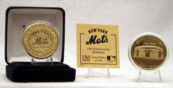 New York Mets SHEA STADIUM GOLD COIN (HM) - 757 Sports Collectibles