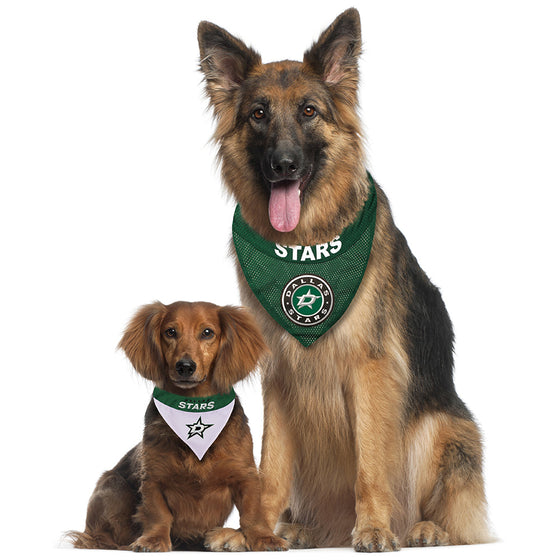 Dallas Stars Reversible Bandana Pets First - 757 Sports Collectibles