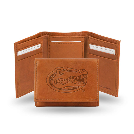 FLORIDA Gators EMBOSS LEATHER TRIFOLD (Rico) - 757 Sports Collectibles