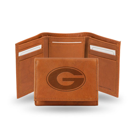 GEORGIA UGA Bulldogs EMBOSSED LEATHER TRIFOLD (Rico) - 757 Sports Collectibles