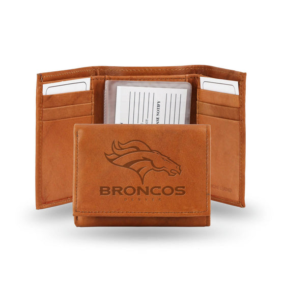 DENVER BRONCOS EMBOSSED TRIFOLD (Rico) - 757 Sports Collectibles