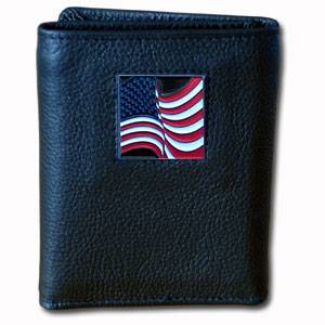 Tri-fold Wallet - American Flag (SSKG) - 757 Sports Collectibles