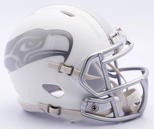 Seattle Seahawks Riddell Ice Speed Replica Mini Helmet - 757 Sports Collectibles