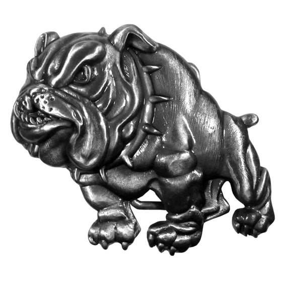 Bulldog Antiqued Belt Buckle (SSKG) - 757 Sports Collectibles