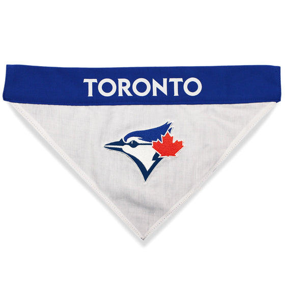 TORONTO BLUE JAYS REVERSIBLE BANDANA Pets First - 757 Sports Collectibles