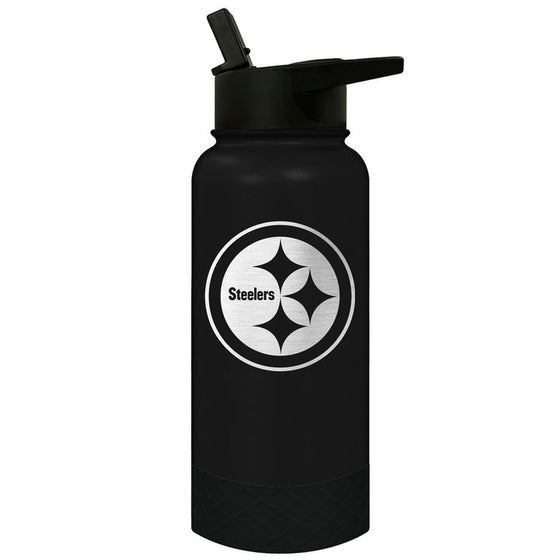 Pittsburgh Steelers 24oz. THIRST Hydration Bottle - Black