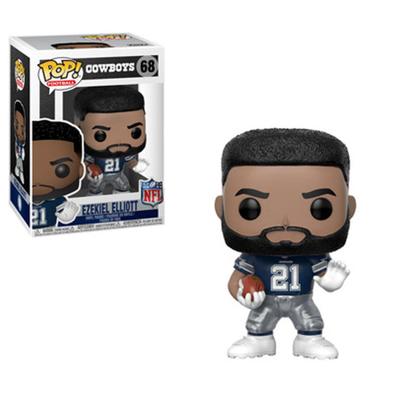 Preorder - Dallas Cowboys Ezekiel Elliott  NFL Funko Pop Series 5 Figure Statue - Ships in October