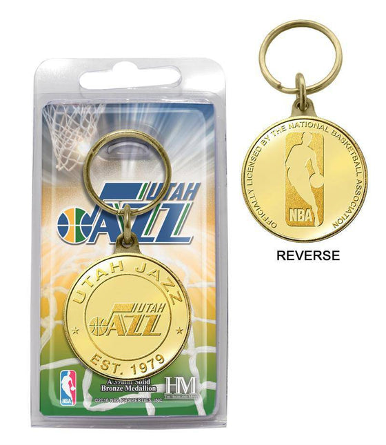 Utah Jazz Bronze Mint Coin Keychain (HM) - 757 Sports Collectibles