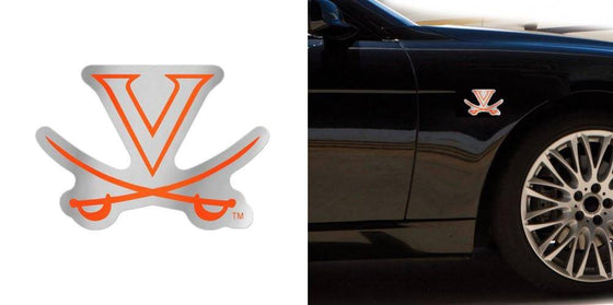 NCAA Virginia UVA Cavaliers Auto Badge Decal - 757 Sports Collectibles