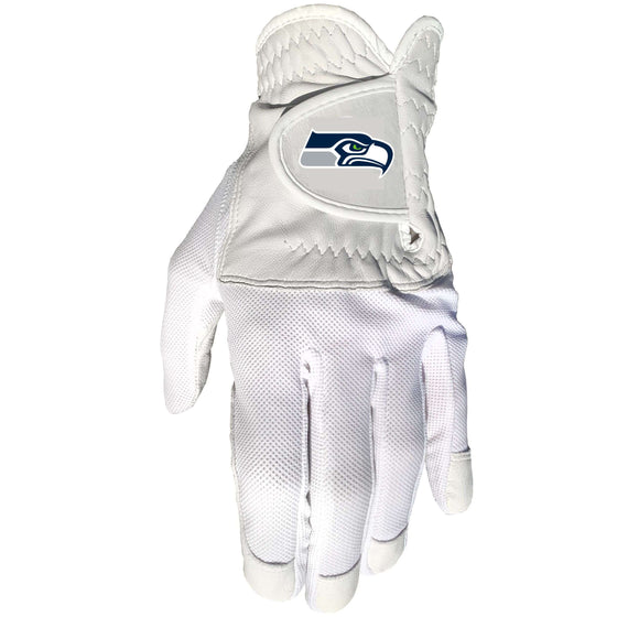 Seattle Seahawks Golf Glove - Single Fit - Cabretta Leather - 757 Sports Collectibles