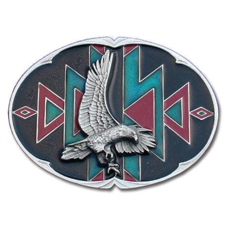 Eagle Enameled Belt Buckle (SSKG) - 757 Sports Collectibles