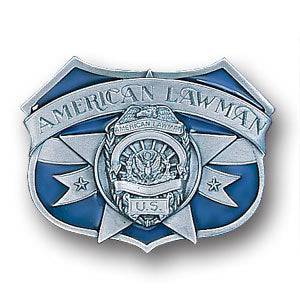 American Lawman  Enameled Belt Buckle (SSKG) - 757 Sports Collectibles