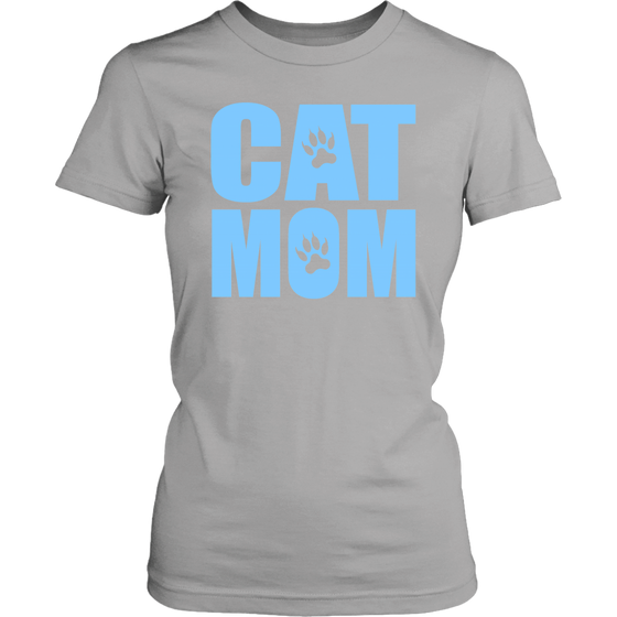 Cat Mom Womens Shirt - 100% Cotton - S - 2XL - 757 Sports Collectibles