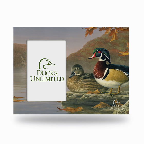 Ducks Unlimited - Colors Of Fall - Wood Picture Frame (Wide Orientation)