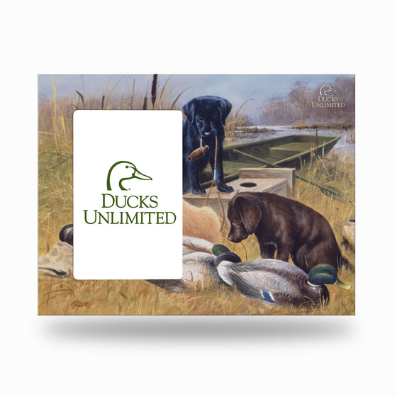 Ducks Unlimited - Marsh Buddies - Wood Picture Frame (Wide Orientation)