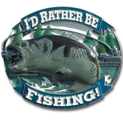 Rather Be Fishing Hitch Cover (SSKG) - 757 Sports Collectibles