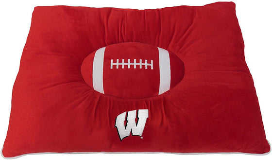 Wisconsin Badgers Pet Pillow Bed