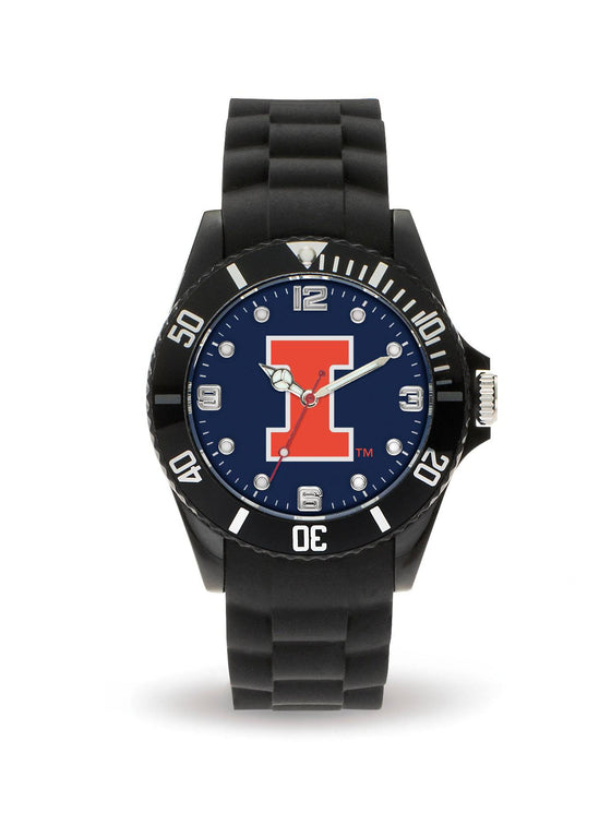 ILLINOIS Fighting Illini SPIRIT WATCH (Rico) - 757 Sports Collectibles