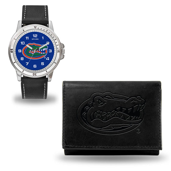 FLORIDA Gators BLACK WATCH AND WALLET (Rico) - 757 Sports Collectibles