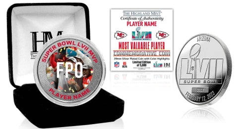  Kansas City Chiefs Super Bowl LVII MVP Silver Mint Coin