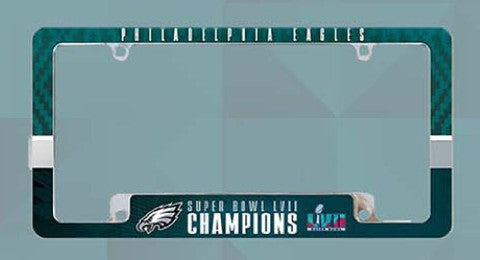 Philadelphia Eagles Super Bowl LVII All-Over License Plate Frame