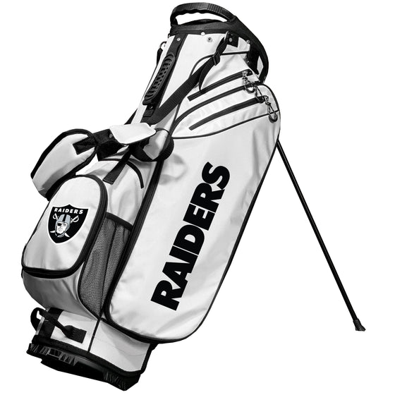 Las Vegas Raiders Birdie Stand Golf Bag Wht 