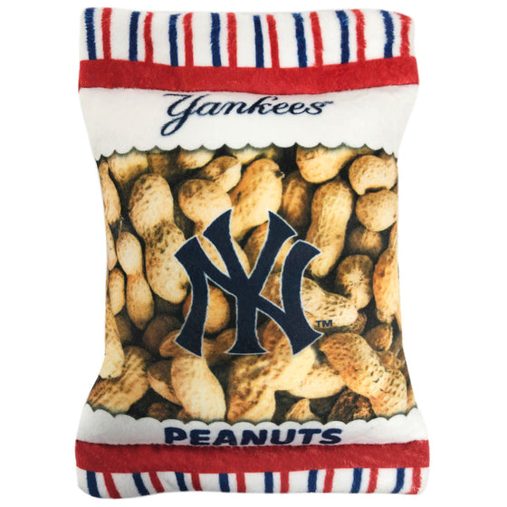 New York Yankees Peanut Bag Toy by Pets First