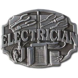 Belt Buckle - Electrician (SSKG) - 757 Sports Collectibles