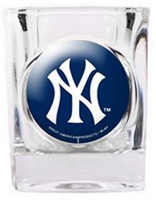 New York Yankees Square Shot Glass (2oz.) - 757 Sports Collectibles