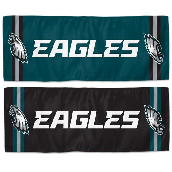 PHILADELPHIA EAGLES COOLING TOWEL 12" X 30" - 757 Sports Collectibles