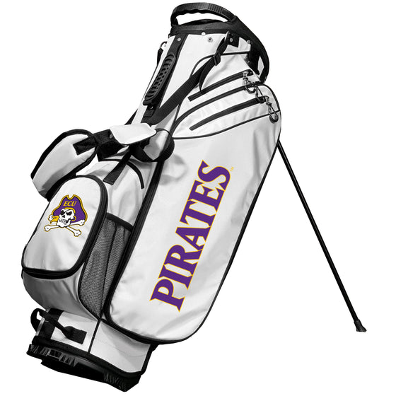 East Carolina Pirates Birdie Stand Golf Bag Wht