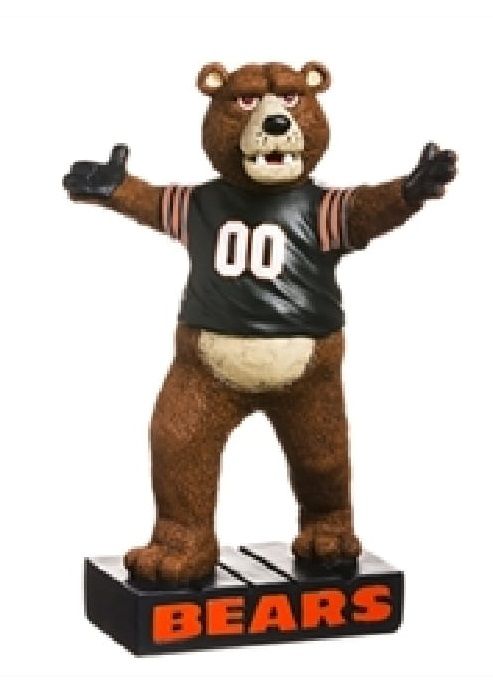 Preorder - NFL Chicago Bears 12" Mascot Statue - Ships in August