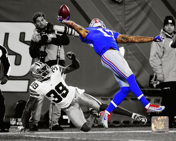 New York Giants Odell Beckham 8x10 Photo Action Spotlight