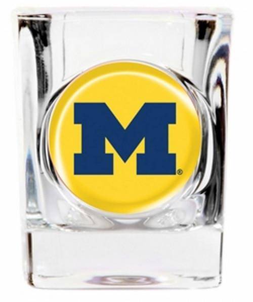 Michigan Wolverines Square Shot Glass (2oz.) - 757 Sports Collectibles